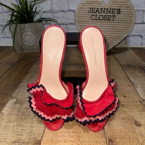 Loeffler Randal Vera Ruffle Slide Sandal - Picture 7 of 10